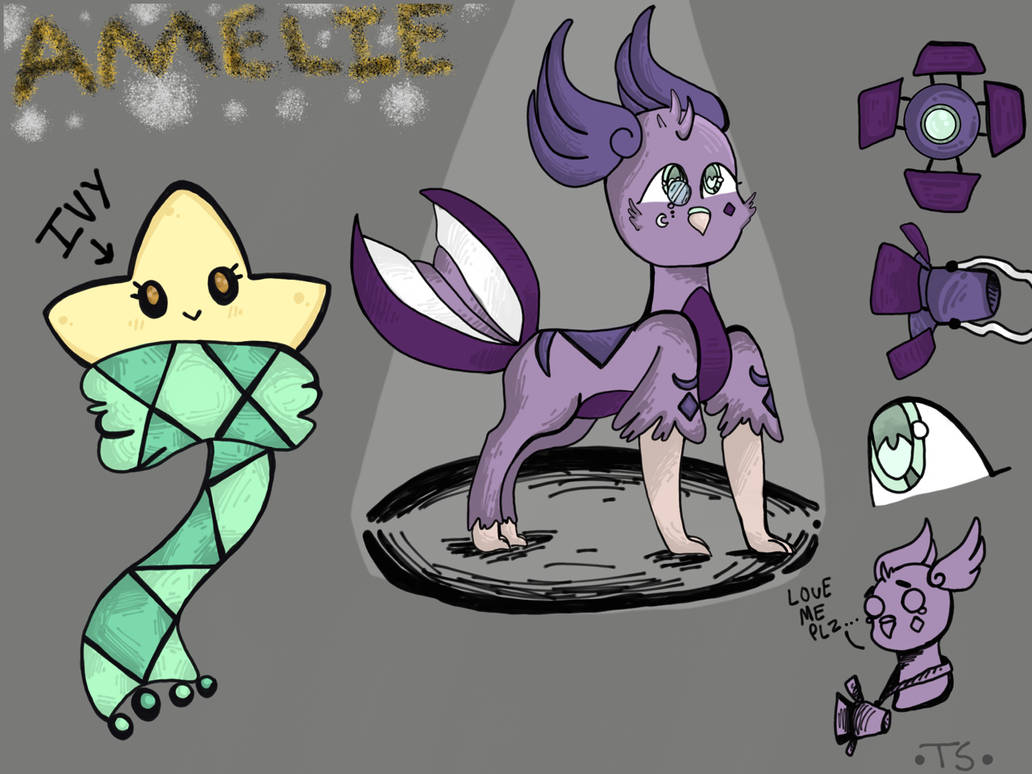 Amelie Reference Sheet by TiredSpider Amelie Reference Sheet by TiredSpider