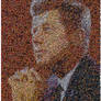 John F. Kennedy Buttons Mosaic