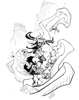 CONAN THE DESTROYER_commission