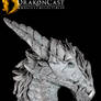 Bearded Dragon bust final sculpt 4