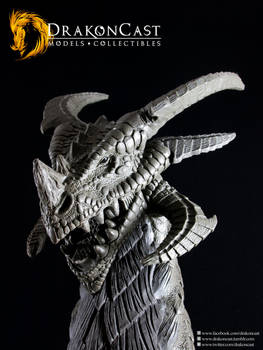 Terror Dragon bust final sculpt 5