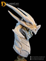 Terror Dragon bust 1 - resin cast