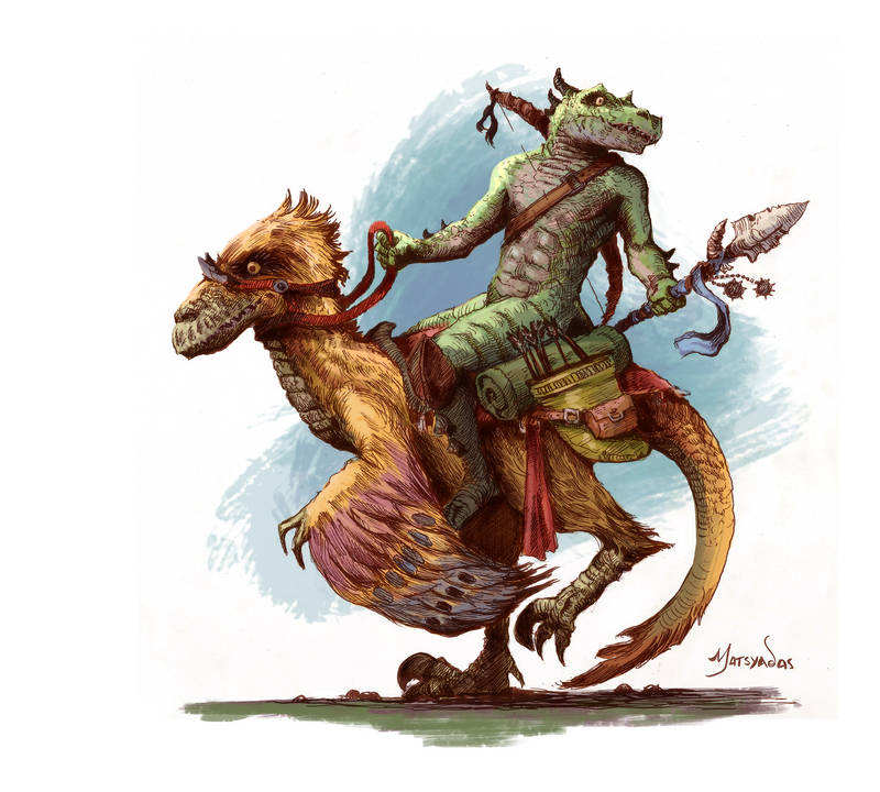 Kobold Raptor Rider Dungeons and Dragons fanart and creations thread. | Page 6 | SpaceBattles