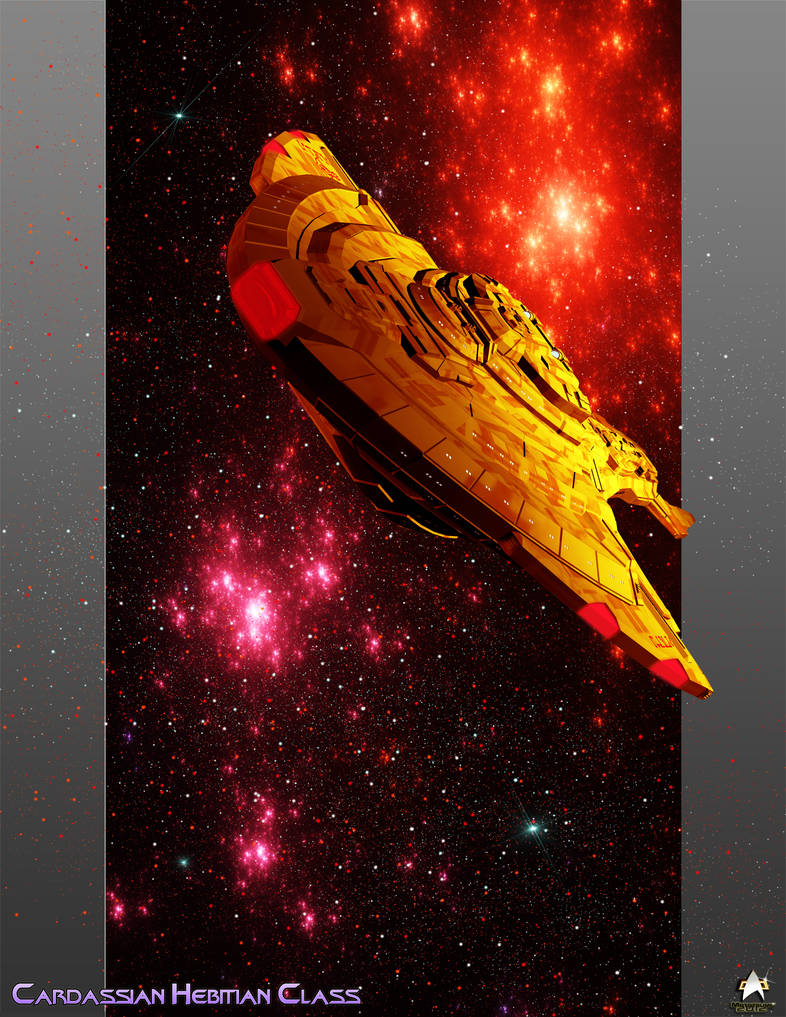 Cardassian Shuttle Cardassian Hebitian Class by MotoTsume on DeviantArt