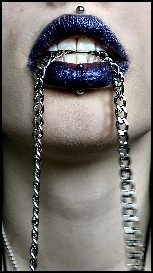 Chained.