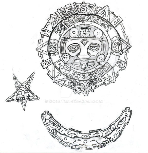 Aztec Moonboards aztec sun moon and star by noobstar on DeviantArt