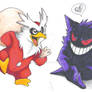 Delibird and Gengar