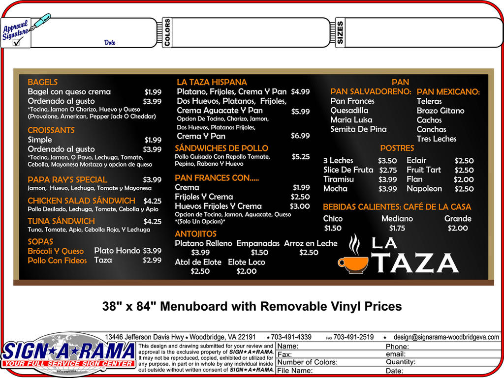 Menu Ra Board Menu Board by rmercado2005 on DeviantArt