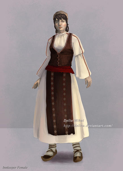 Elf Innkeeper Innkeeper Female by delira on DeviantArt