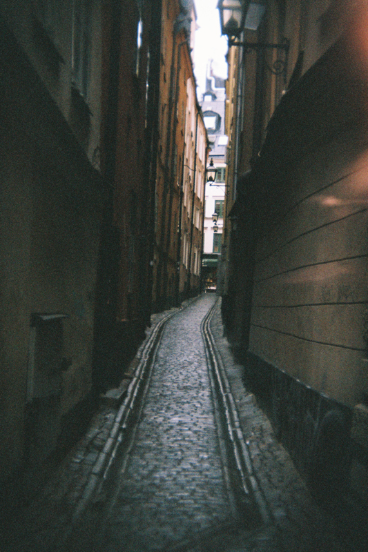 Stockholm in 135BC: Old Town Alley by neuroplasticcreative
