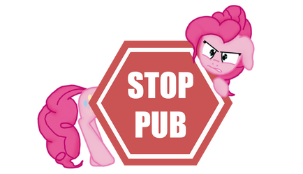 Stop Pub Pinkie Pie