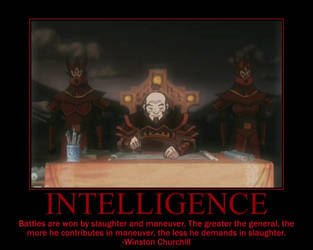 Intelligence Motiv. Poster by fifthknown