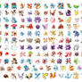Pokemon Gen 1 Watercolours