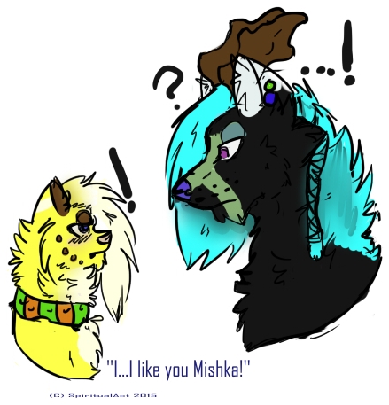 Mishka and Adrian, a years difference