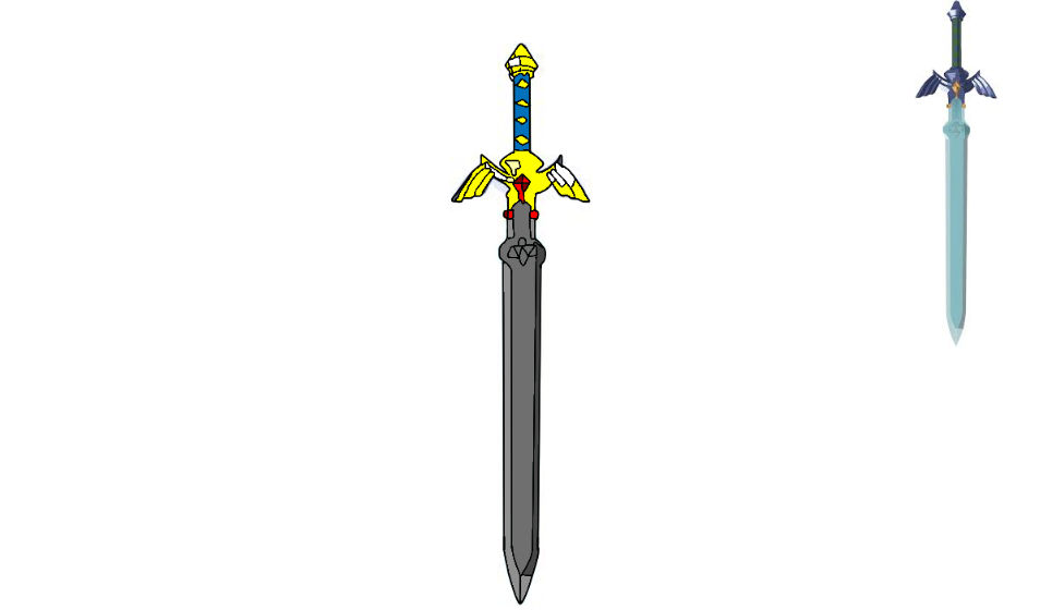 Master Sword Variations Alternate coloured Master Sword by Dooodleboom on DeviantArt
