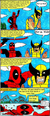 Deadpool Reacts to Wolverine vs. Raiden