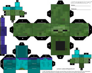 Minecraft Zombie Cubeecraft