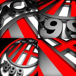 AC Milan 3D logo ..