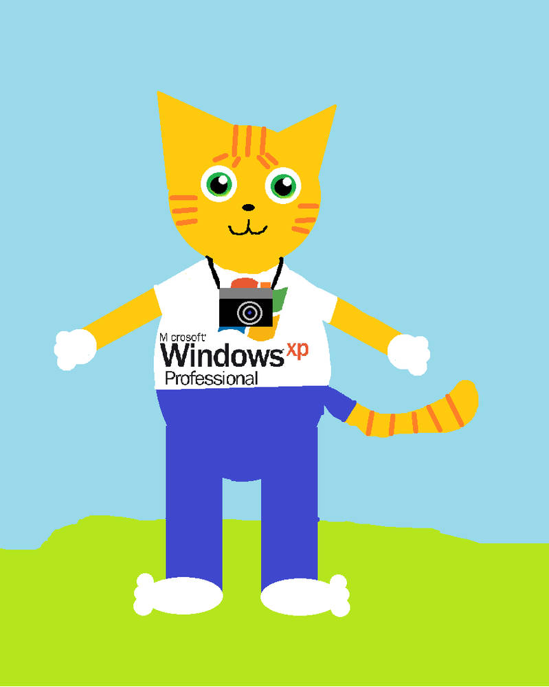 Windows XP Cat character by VictiriaMSCats2008 on DeviantArt