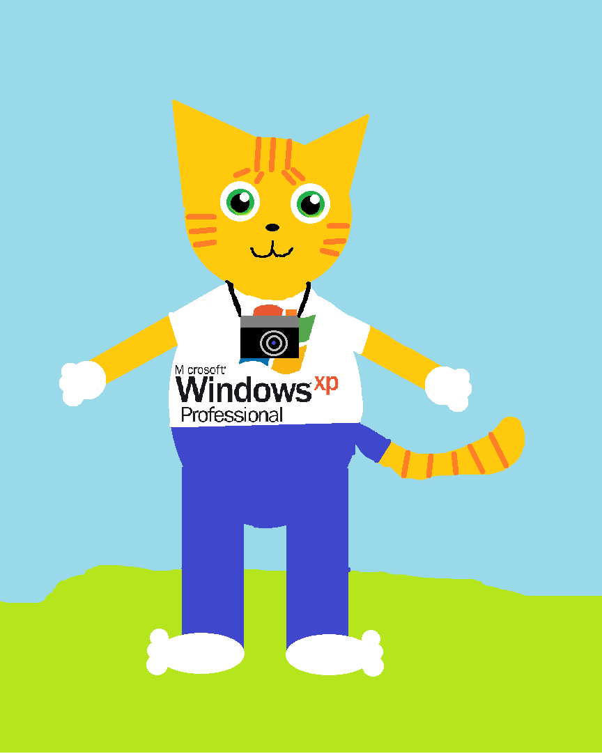 Windows XP Cat character by VictiriaMSCats2008 on DeviantArt