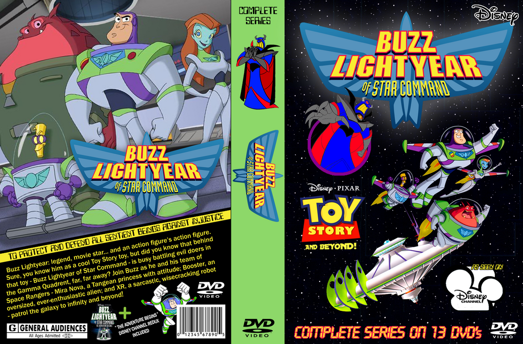 Buzz Lightyear of Star Command Series DVD Cover by FrameRater on DeviantArt