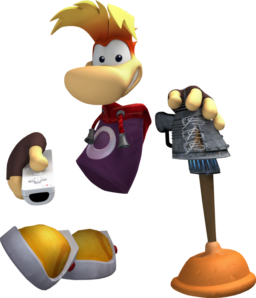 Rayman Transparent with Wiimote by FrameRater on DeviantArt