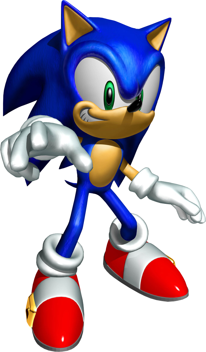 Sonic Adventure Render - Super Mario E Sonic Png, Transparent Png ,  Transparent Png Image