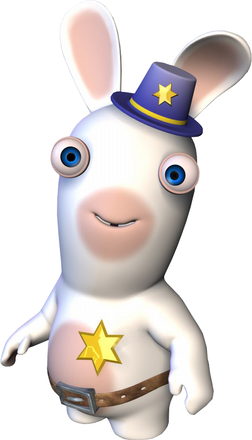 Investigator Rabbid Rabbid Inspector 2.0 PNG - Rayman 4 (Cancelled) by FrameRater on DeviantArt