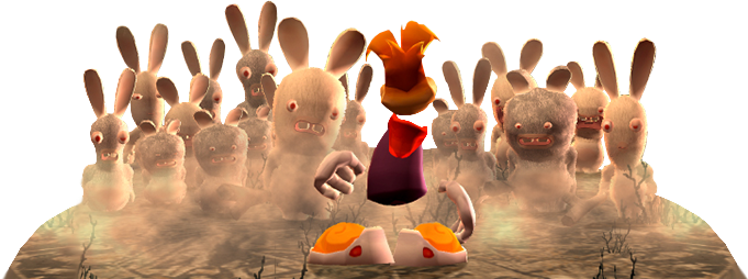 Rayman Confronting Rabbids 1 PNG - Rayman 4 by FrameRater on DeviantArt