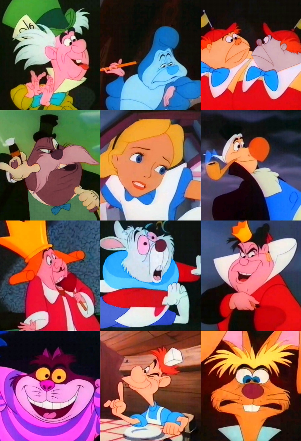 Alice in Wonderland 1951 all present by SAMUELEPALESE on DeviantArt Alice in Wonderland 1951 all present by SAMUELEPALESE on DeviantArt