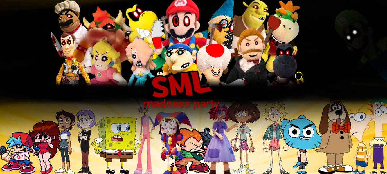 Command Sml Poste SML madness party poster 2 by Petercuphead on DeviantArt