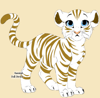 Jasmine the White Tiger Cub by Dragonguardian253 on DeviantArt Jasmine the White Tiger Cub by Dragonguardian253 on DeviantArt