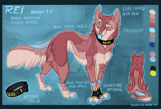 Temporary Ref - Fursona 3.0