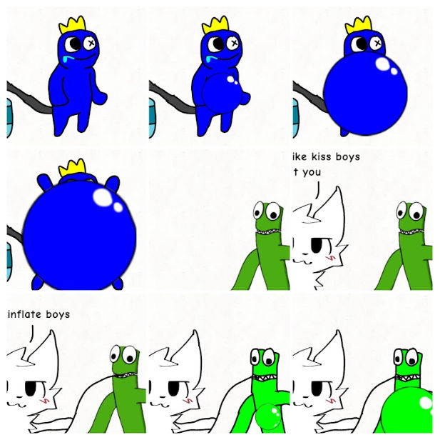 Emerald Inflation Rainbow Freinds Inflation Comic (1/4) by EmeraldProtogen2006 on DeviantArt