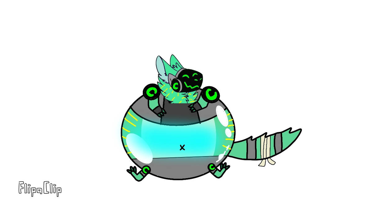 Protogen Inflation Fat Fat Emerald Protogen but Water by EmeraldProtogen2006 on DeviantArt