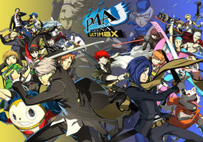 Persona 4 Arena Ultimax: P3 and P4 Wallpaper