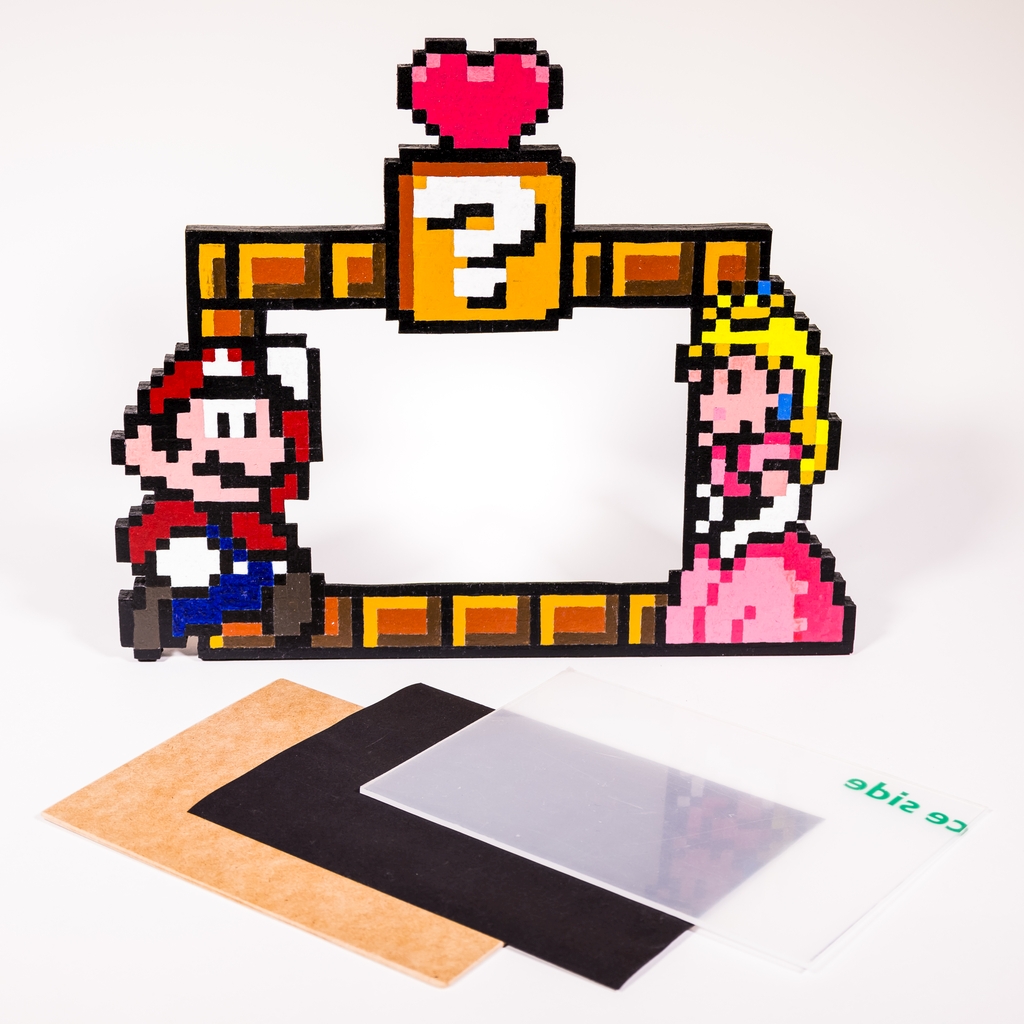 Super Mario Picture Frame 03 by CabbitCastle on DeviantArt