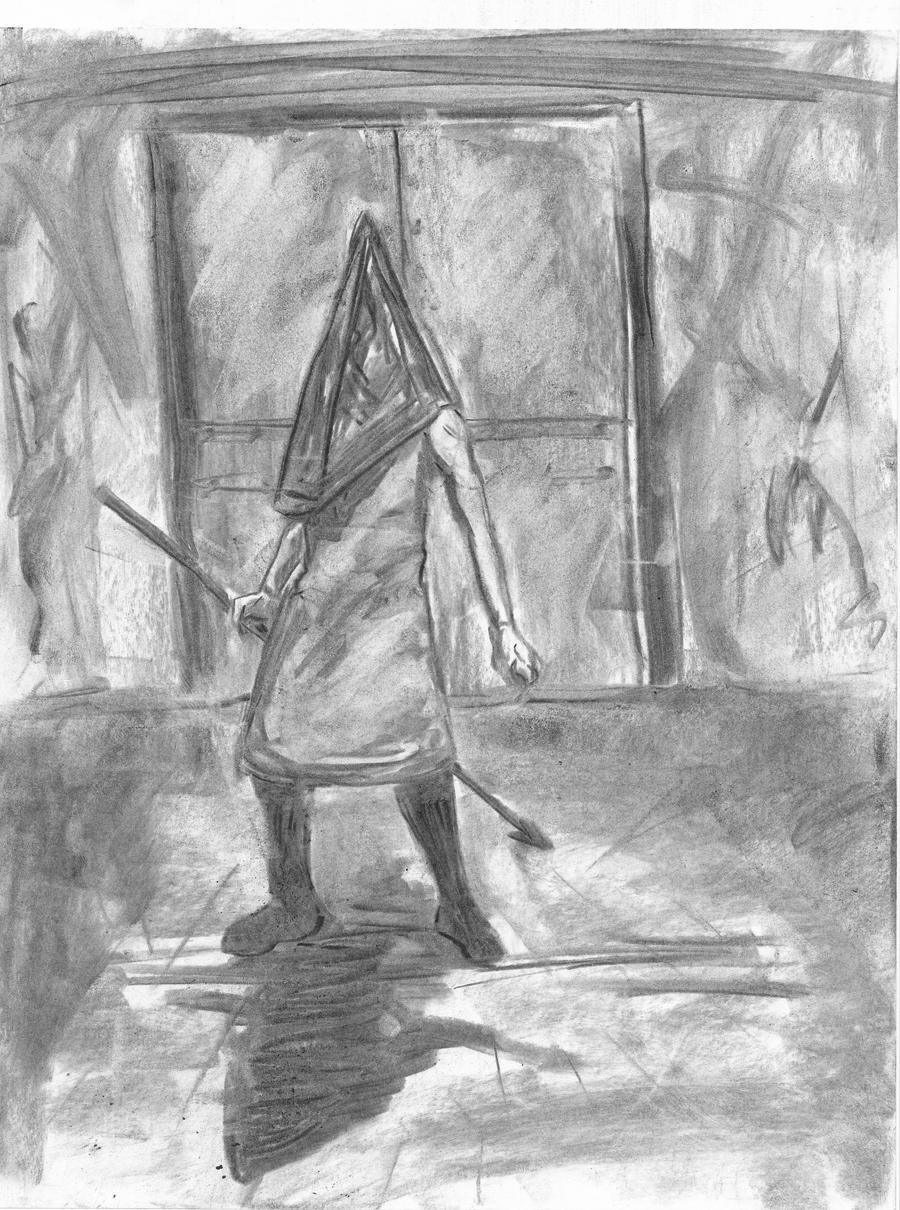 Charcoal Pyramid Head