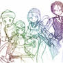 Fanart: DQ9 Team -WIP-