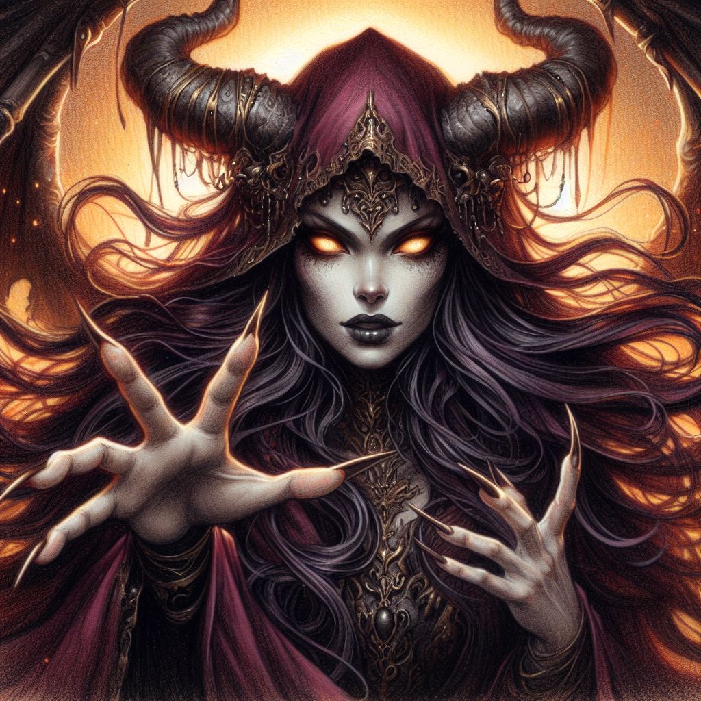 Meribeth Demon Lilith, the Demon Queen by Pegs78 on DeviantArt