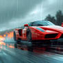 hectorlozano futuristic bright red 2004 Ferrari En