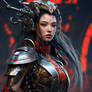 Hectorlozano Beautiful Woman Close Chinese Warrior