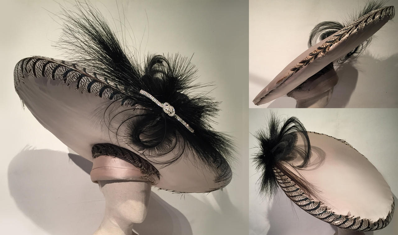 UFO Edwardian Hat Triptic
