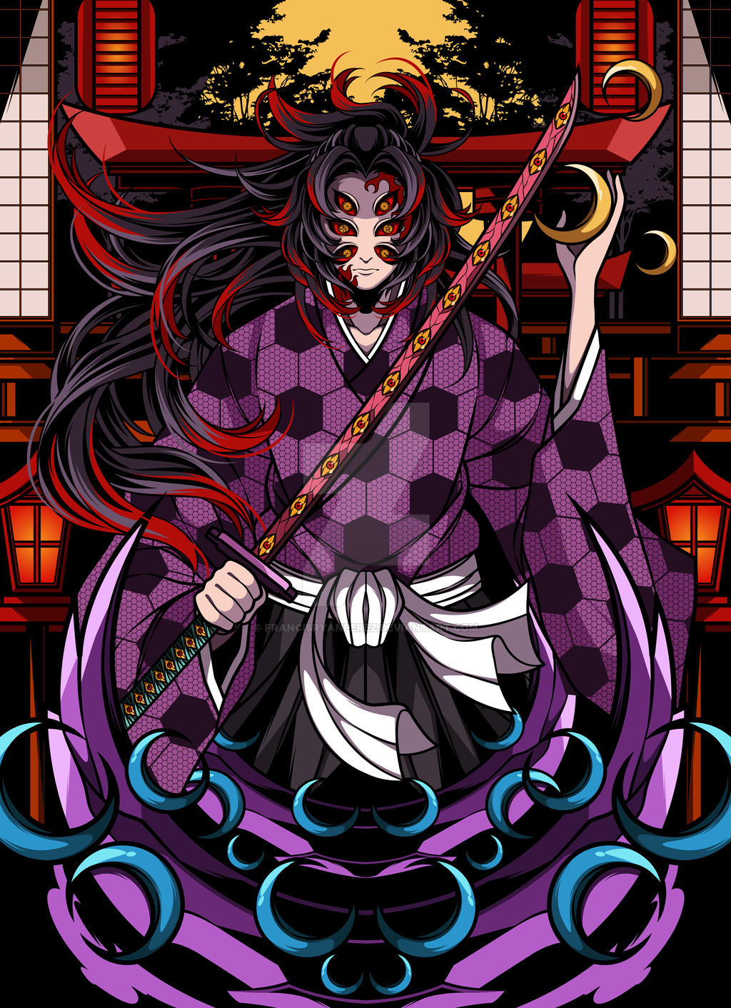 Upper Moon 1 Kokushibo by francisryanperez on DeviantArt