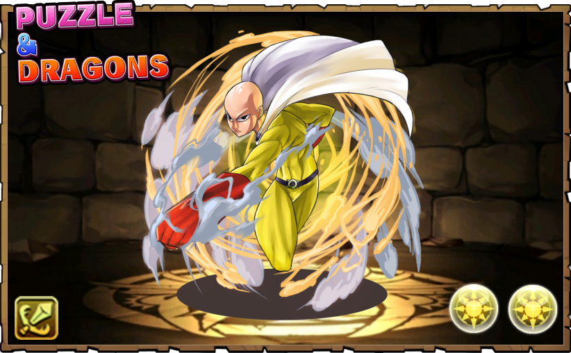 onepunch-man X puzzle and dragons