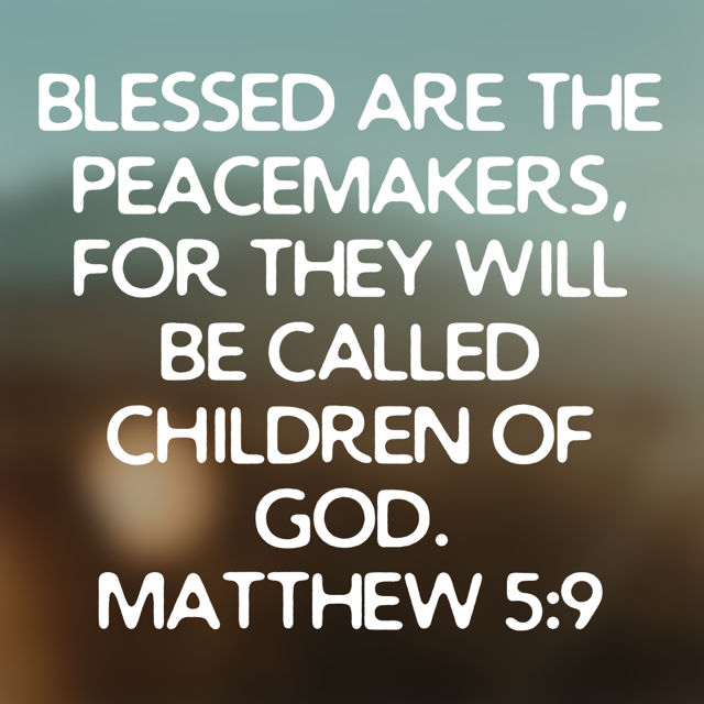 Matthew 5:9 by KingStark815 on DeviantArt