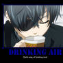 Drinking air