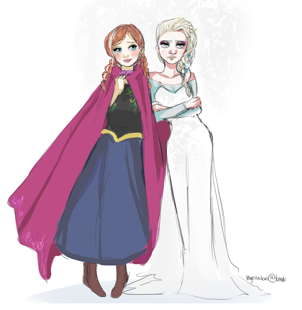 Anna and Elsa