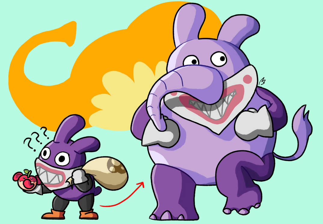 Elephant nabbit by NuclearBoi86 on DeviantArt