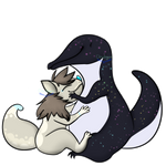 Null and Buddy - Commission by cloudny4n